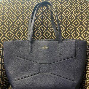 Kate Spade Handbag, Navy Blue 13x11x5